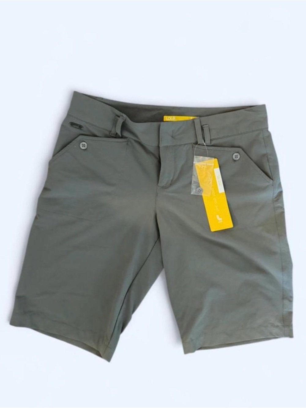 NWT Lolë Tokyo Walkshorts Grey Oyster Tech Lab Hiking Shorts Size 6